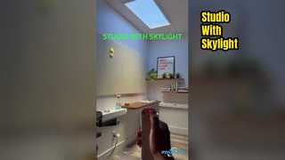 Sztuczny świetlik symuluje naturalne światło CCT dla studia