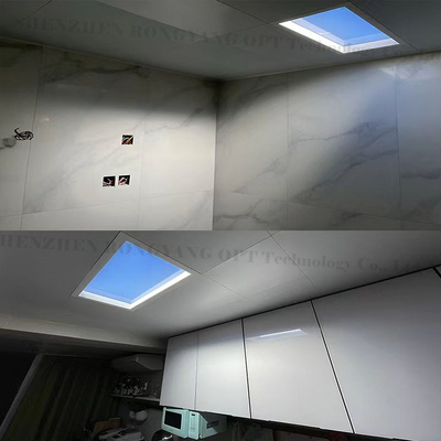 kupować 110V 220V 120x60 LED Fałszywy panel sufitowy Skylight naśladuje sterowanie Tuya Alexa produkcja online