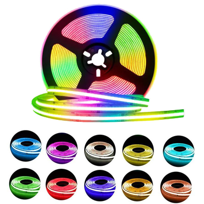 kupować ROHS Praktyczna taśma LED COB RGB, wieloscenowe kolorowe paski świetlne LED produkcja online