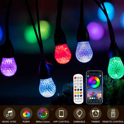 kupować Świąteczna lampka na podczerwień RGB DC 5V 48ft Pilot na imprezę produkcja online
