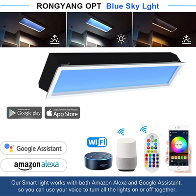 Tuya Control 8000lm Panel sztucznego światła dziennego, 200W oświetlenie sufitowe LED Sky