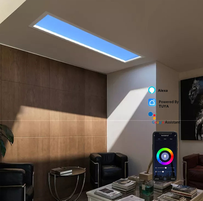 50 Watt Sztuczny świetlik LED 30x60 Zigbee Gateway RGB Zmieniające kolory