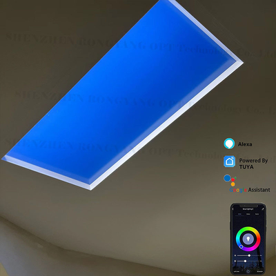 Zmniejszający się CCT Zmiana Sztuczne okno okienne, 110V LED Sky Ceiling Light