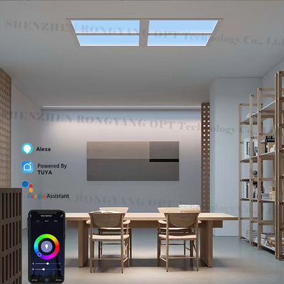 Brak migotania 200W Sztuczny świetlik LED montowany CCT Zmiana koloru