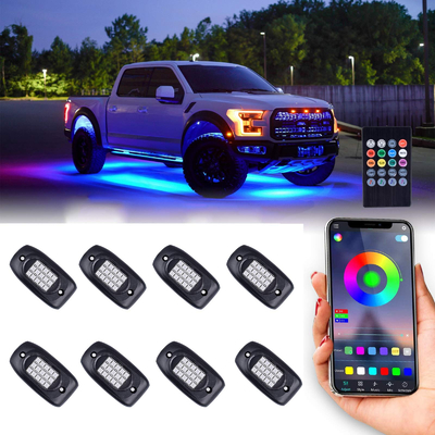 5050 Truck Wireless RGB Rock Lights z bateriami litowo-jonowymi