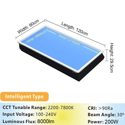 Wskaźnik mocy 0,9 Światło LED z mocy wyjściowej 150 watów i L1200 X W600 X H295mm