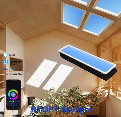 Kryty panel sufitowy LED 110 V 220 V 120X30 Tuya Alexa Control