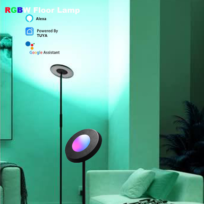 24W Wewnętrzna LED RGB Narożna lampa podłogowa Tuya Alexa WiFi Control Salon