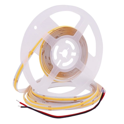 Szerokość 8mm 10W COB Taśma LED Światło DC24V 1000lm/M Zimna Biel RA 90
