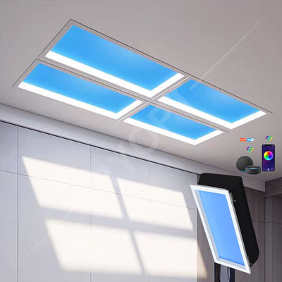 Tuya 600x600 SquareLED Fałszywe okno Sunlight Świetlik uniwersalny do domu