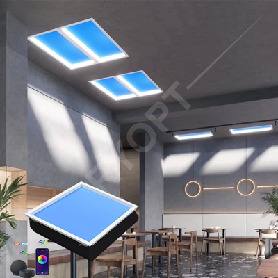 Uniwersalny panel LED o wymiarach 60x60 cm z efektem nieba, bez migotania sztucznego światła słonecznego