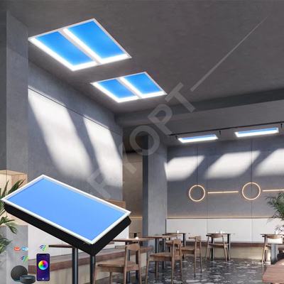 Praktyczny panel sztucznego światła dziennego 200W 120x60 RGB do montażu wpuszczanego
