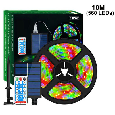 IP67 Wodoodporna taśma słoneczna Light Outdoor Heatproof Długość 10M 2835 SMD