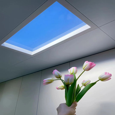 Lampa SkyRay LED do przekształcania pomieszczeń, efekt naturalnego światła słonecznego, idealna dla środowisk o niskim poziomie oświetlenia
