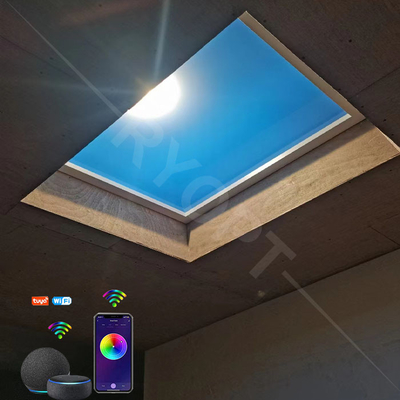 60 * 60 300 W Panel LED do montażu powierzchniowego Jasnoniebieska lampa Sky do domu