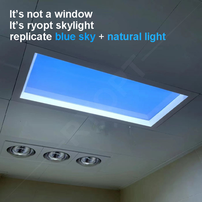 Panel sufitowy 2x2 Slim Square Led Sky 220V Sztuczne światło dzienne Niebieskie światło nieba Dali 1V-10V