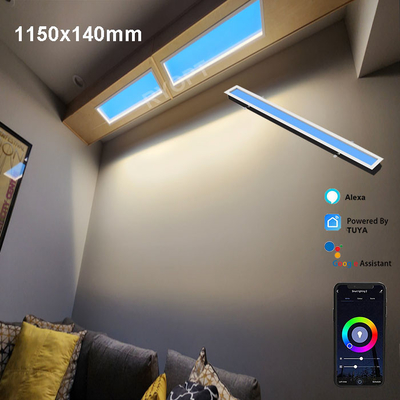 3.6A Aktualny sztuczny panel LED oświetlenia dachowego z Tuya WiFi BT Control Fake panel LED oświetlenia dachowego