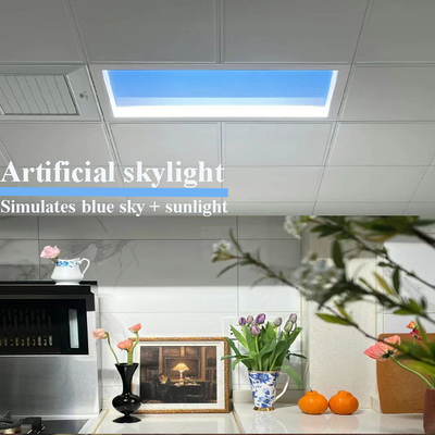 Panele ze sztucznym światłem dziennym Faux Skylight 100W Sufit wpuszczany Ściemnialny