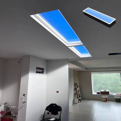 Zmniejszający się CCT Zmiana Sztuczne okno okienne, 110V LED Sky Ceiling Light